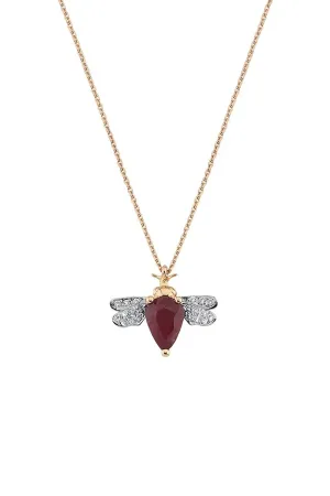 BEE GODDESS | QUEEN BEE BELLA RUBY NECKLACE