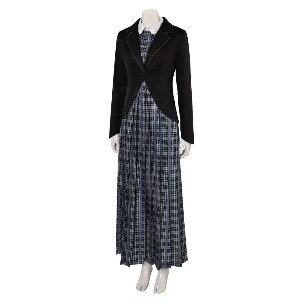 Beetlejuice Beetlejuice 2024 Barbara Black Outfit Cosplay Costume Halloween Party Carnival Suit