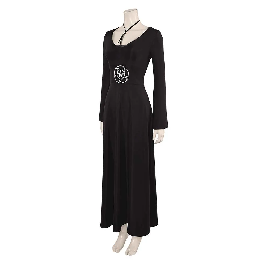 Beetlejuice Beetlejuice Lydia Deetz Black Dress Cosplay Costume Outfits Halloween Carnival Suit