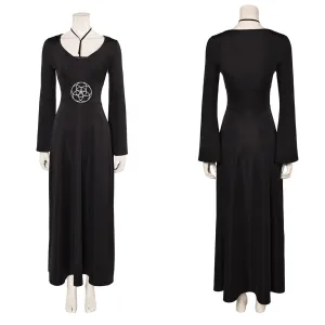 Beetlejuice Beetlejuice Lydia Deetz Black Dress Cosplay Costume Outfits Halloween Carnival Suit