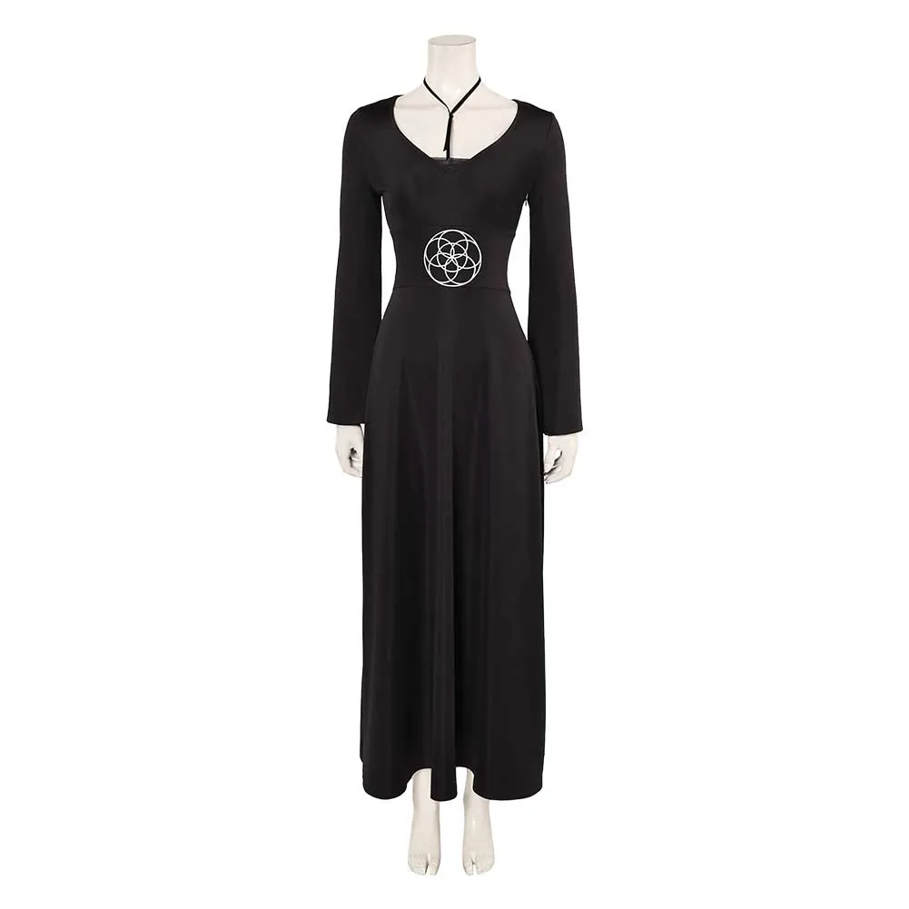 Beetlejuice Beetlejuice Lydia Deetz Black Dress Cosplay Costume Outfits Halloween Carnival Suit