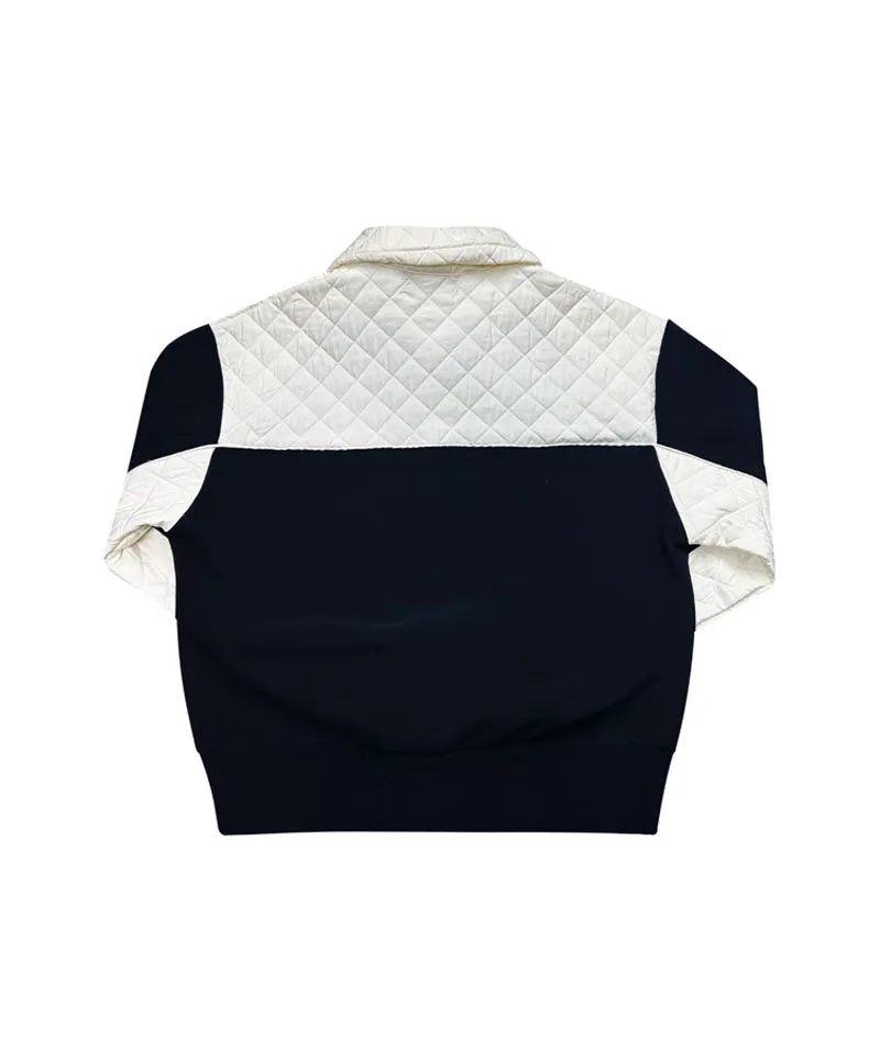 BENECIA 12 Functional Mix Fleece Twill Man-To-Man - Navy