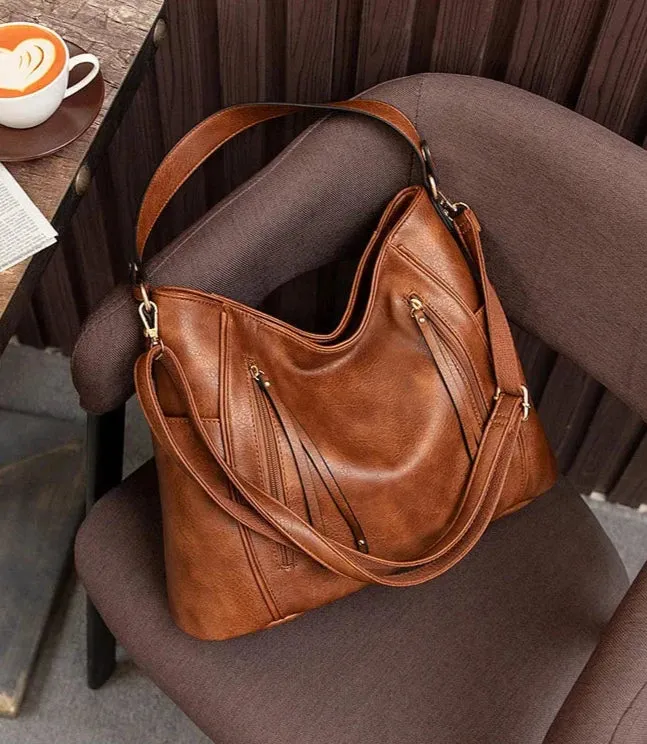 Bianca | Trendy Leather Handbag