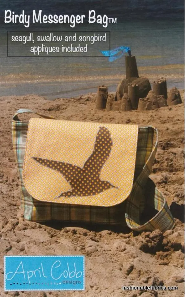 Birdy Messenger Bag Sewing Pattern by April Cobb Designs
