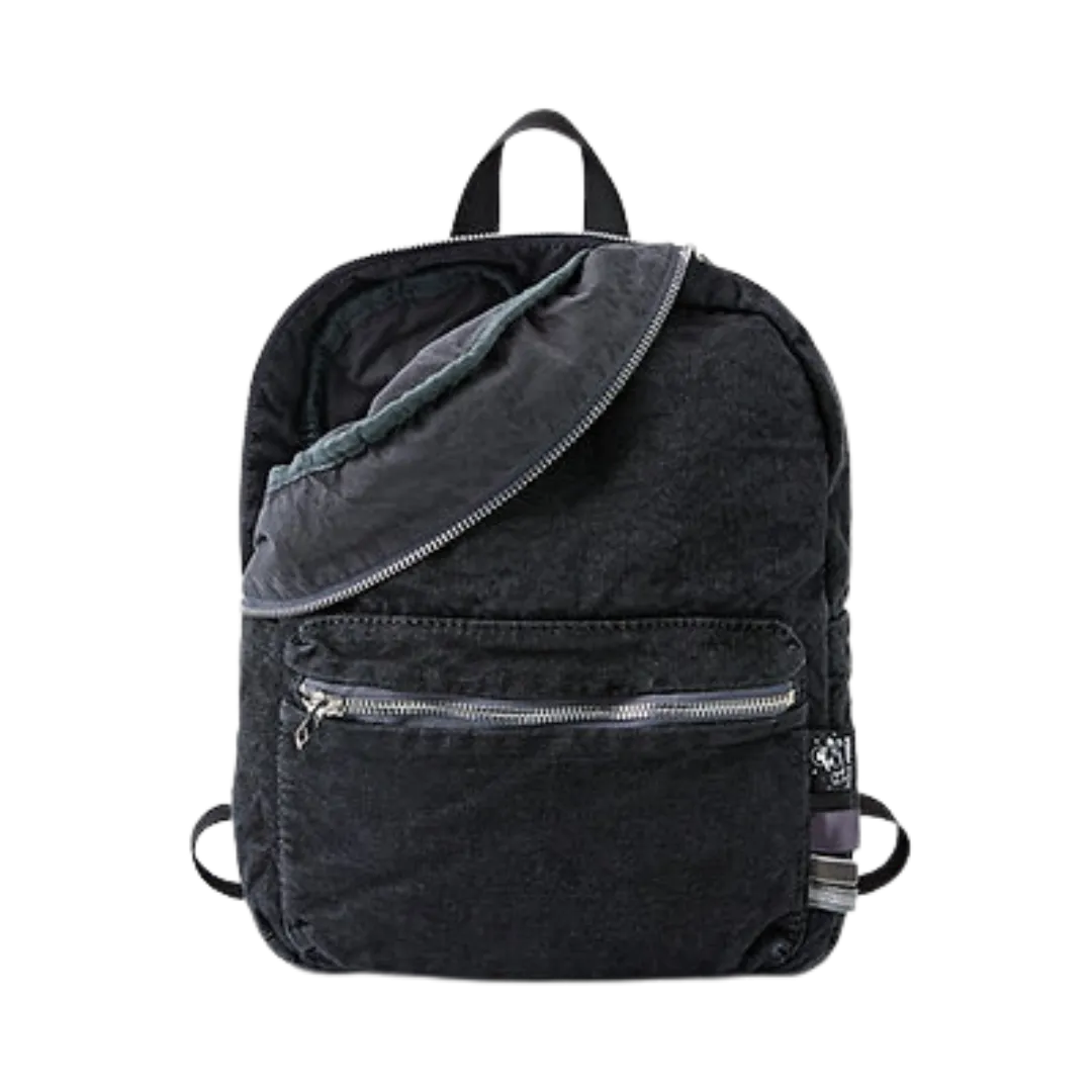 Black Denim Backpack