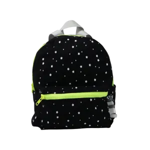 Black With White Stars Backpack