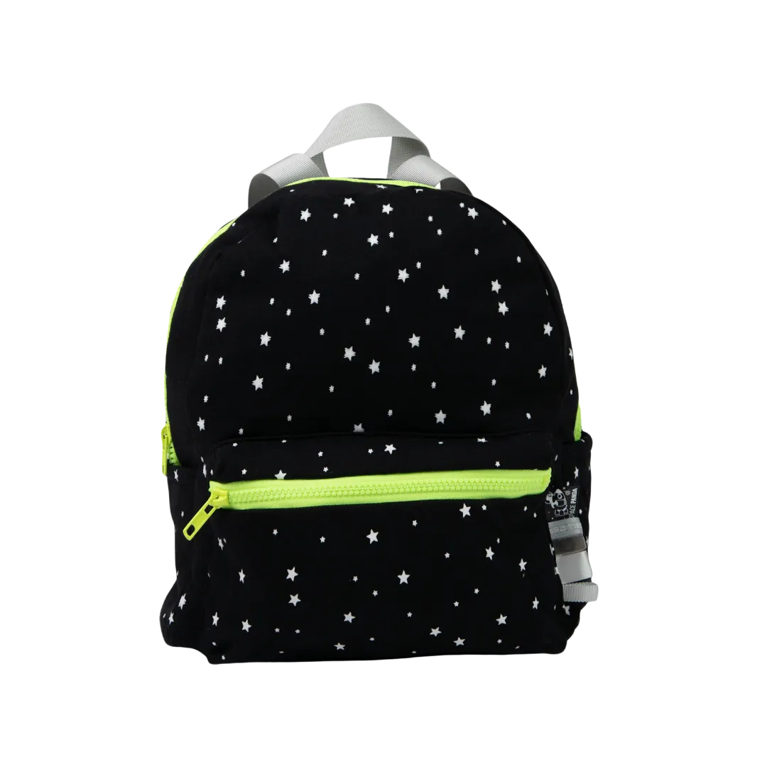 Black With White Stars Backpack