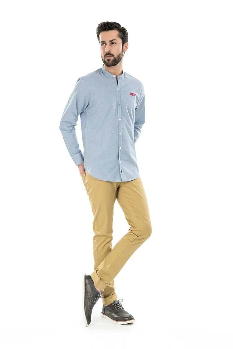 Blue Casual Shirt FS Regular Fit