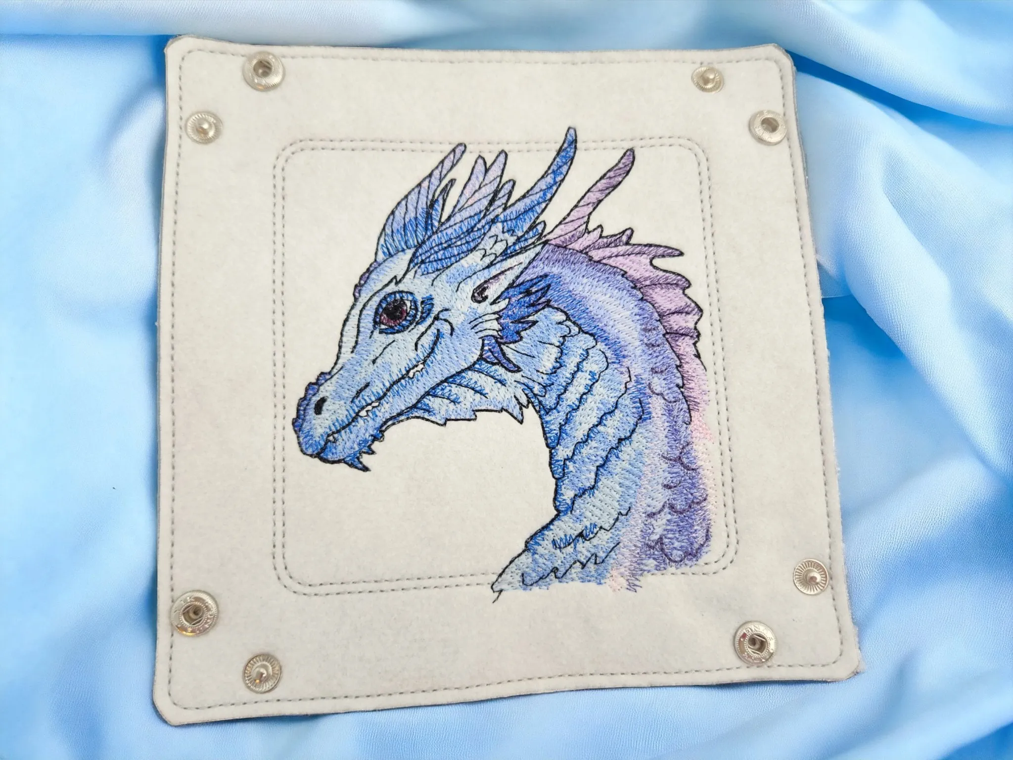 Blue dragon dice tray