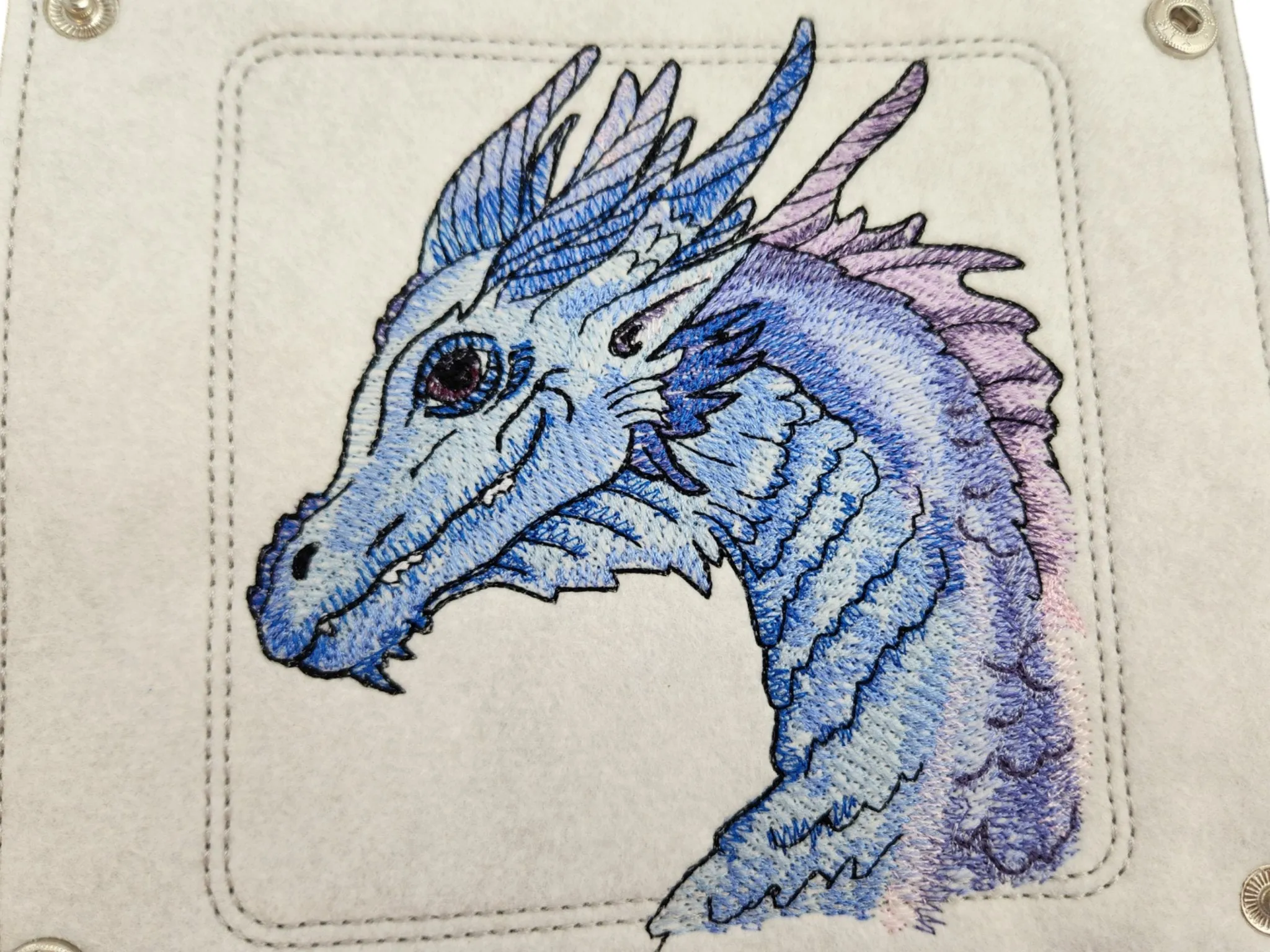 Blue dragon dice tray