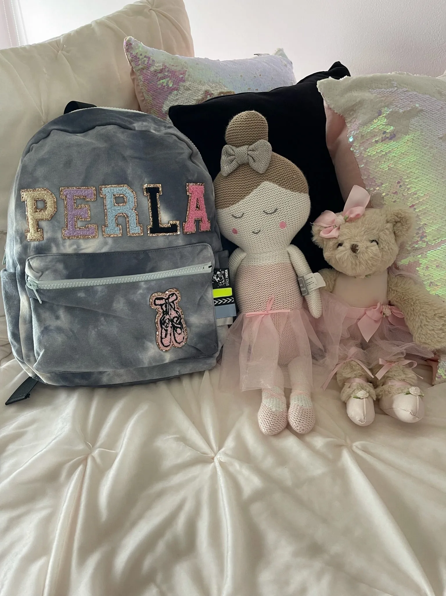 Blue Tie Dye Backpack