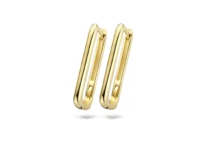 Blush - Boucles d'oreilles créoles - Or Jaune 14k (7295YGO)