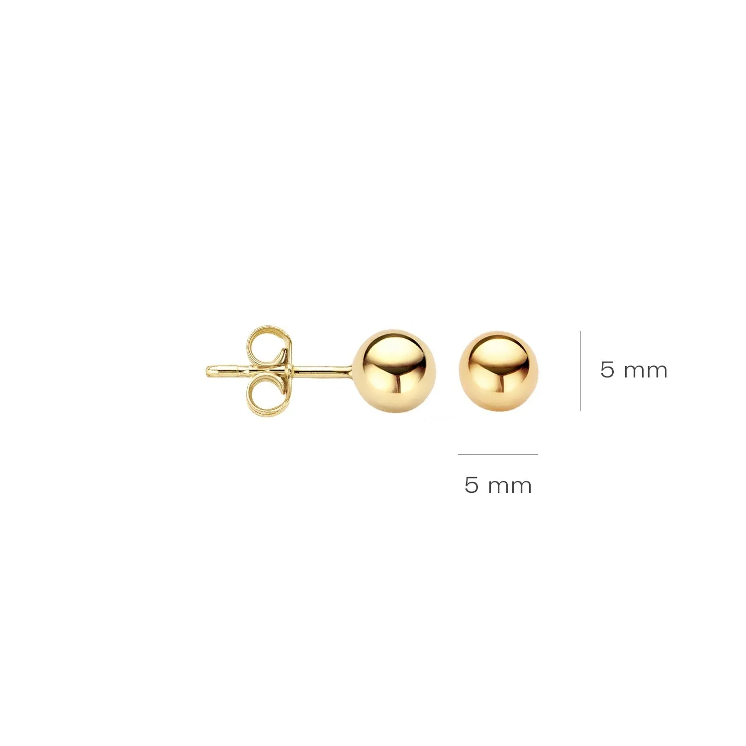 Blush - Boucles d'oreilles - Or Jaune 14k (7122YGO)