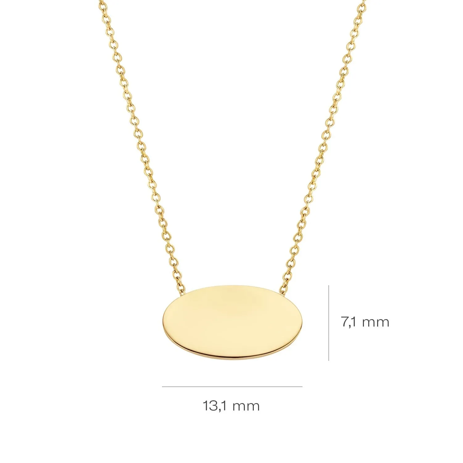 Blush - Collier - Or Jaune 14k (3134YGO)