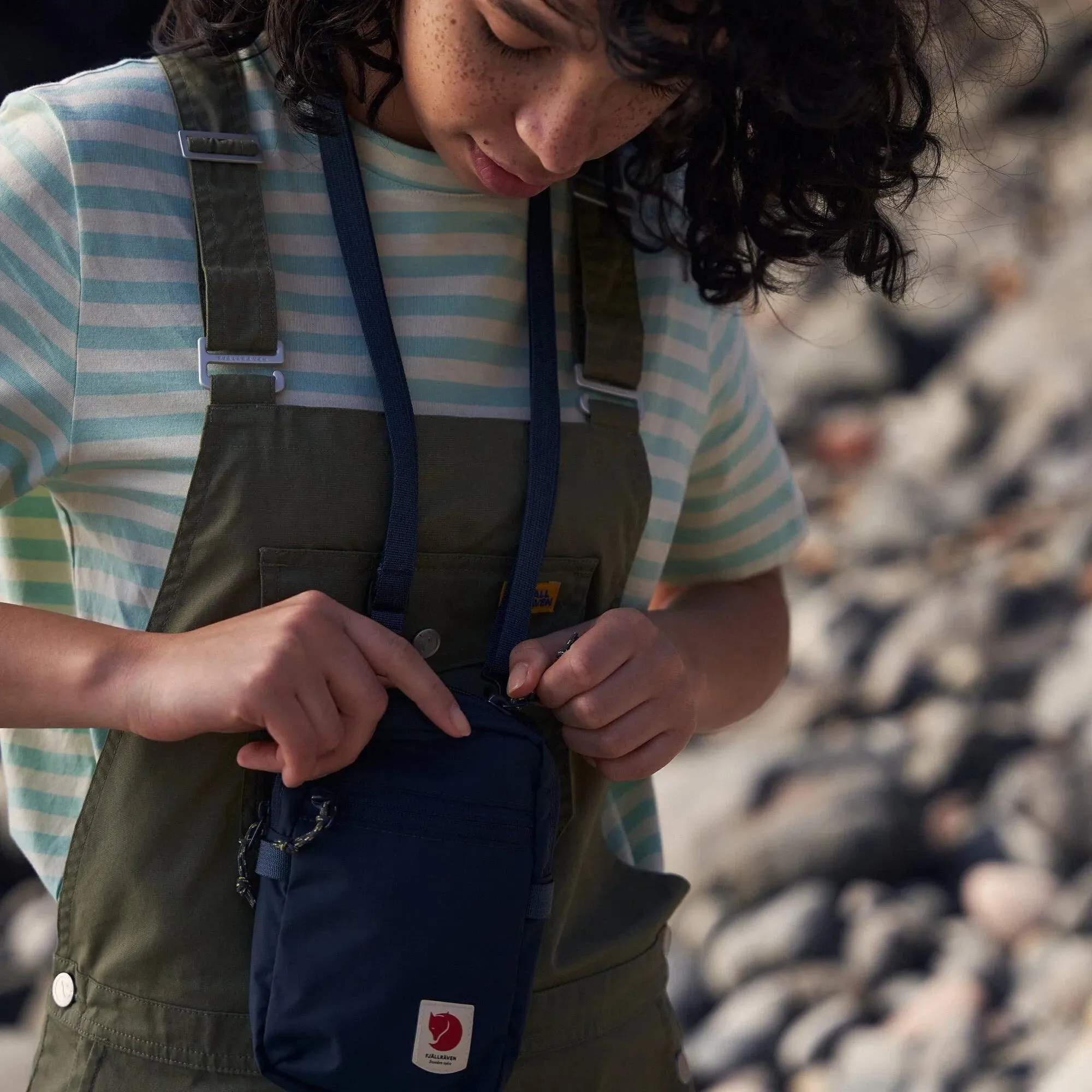 Bolsa Fjallraven High Coast Pocket Navy