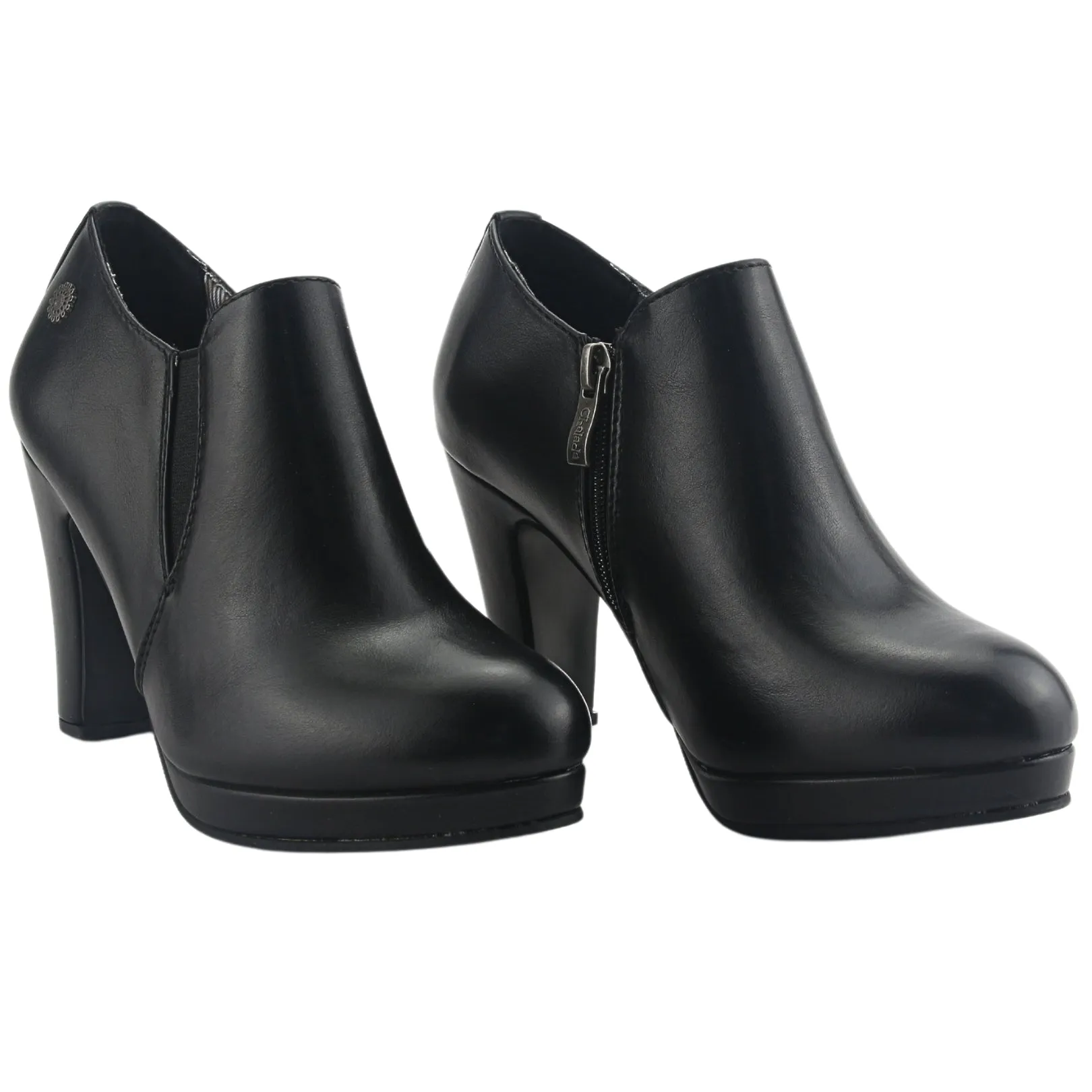 Botin Chalada Mujer Bambina-23 Negro Casual