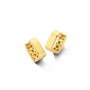 Boucles d'oreilles créoles - Or Jaune 18k 11.9mm (93D611)