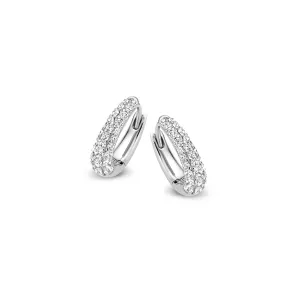 Boucles d'oreilles Naiomy - Argent et zircons (N3W59)