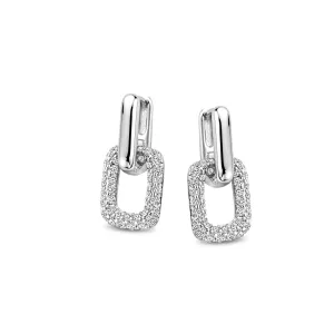 Boucles d'oreilles Naiomy - Argent et zircons (N4G53)