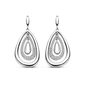 Boucles d'oreilles Naiomy - Argent et zircons (N4O65)