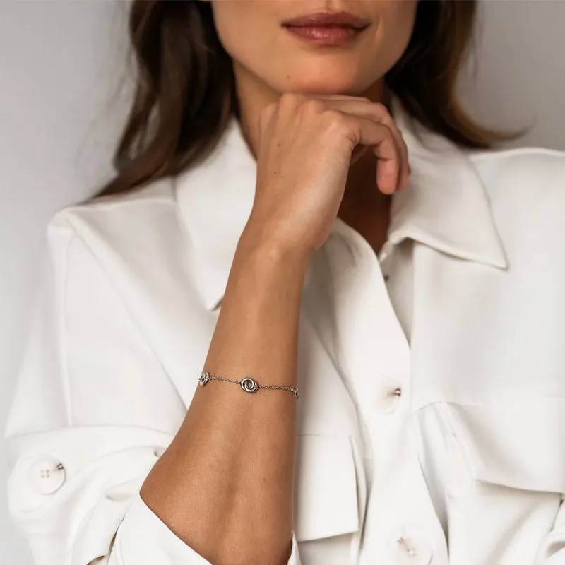 Bracelet TI SENTO - Argent bicolore doré (2925SY)