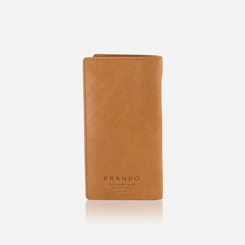 Brando Leather Pocketbook Tan