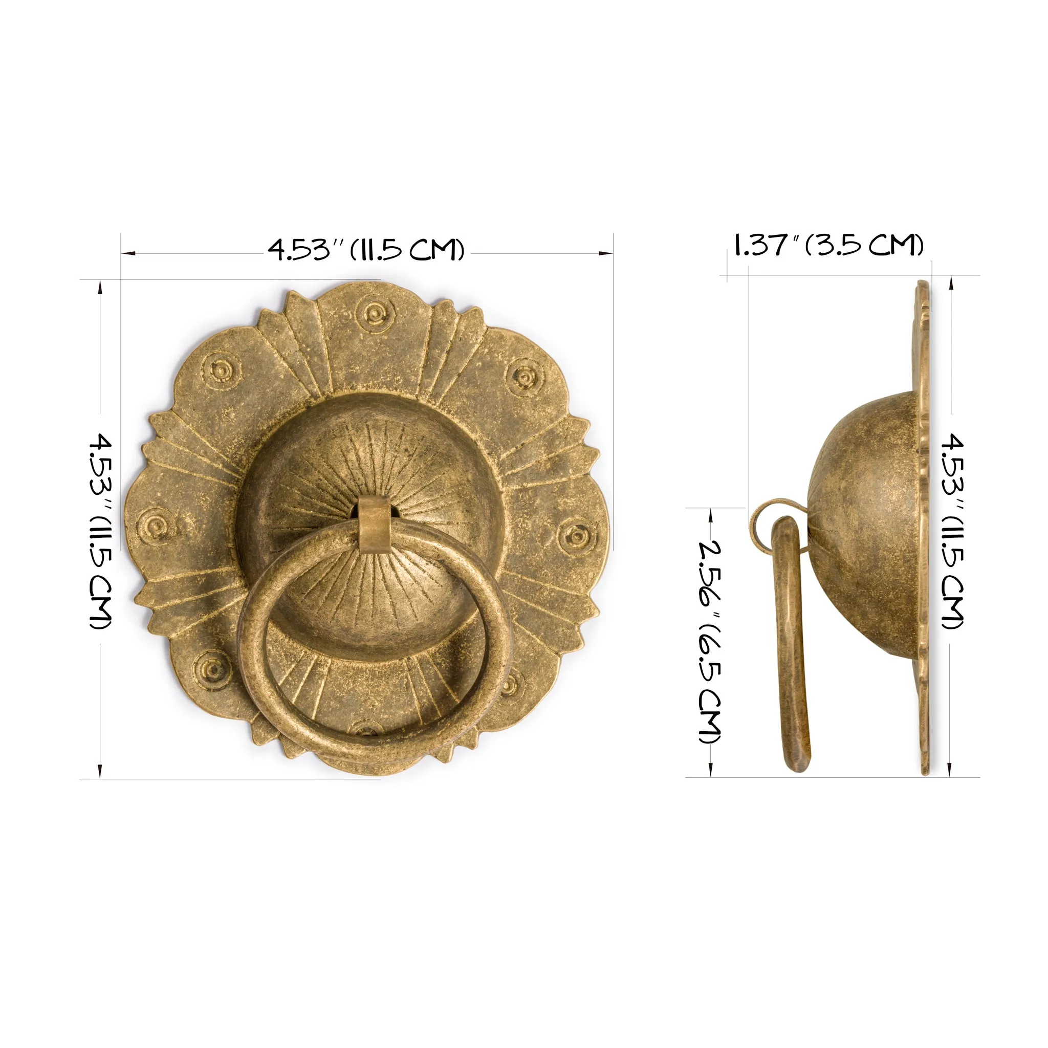 Brilliant Sun Pulls 4.5" - Set of 2