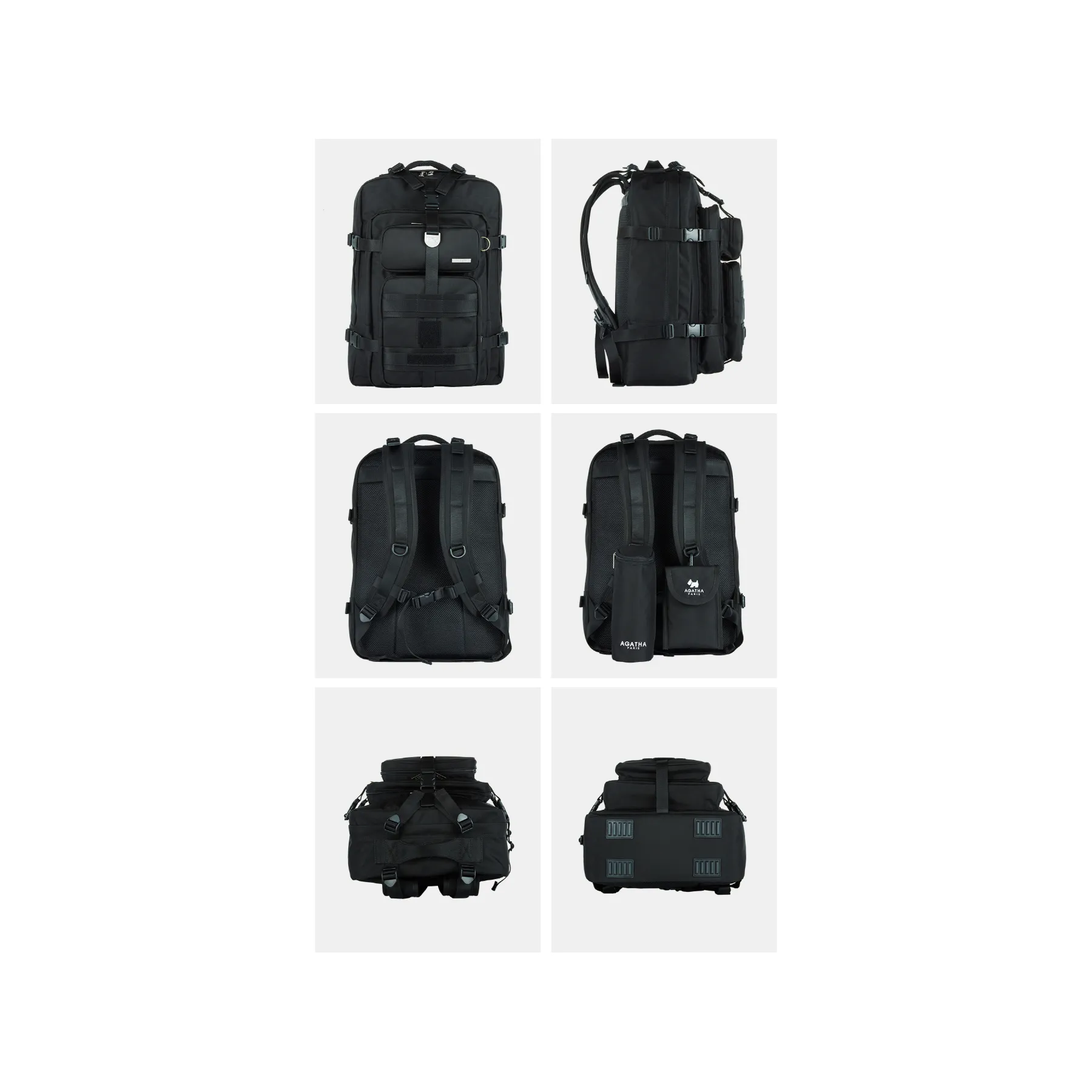 BTS X AGATHA Backpack (Black) w/Free GIFT