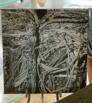 Bundled Wire Canvas Print Art