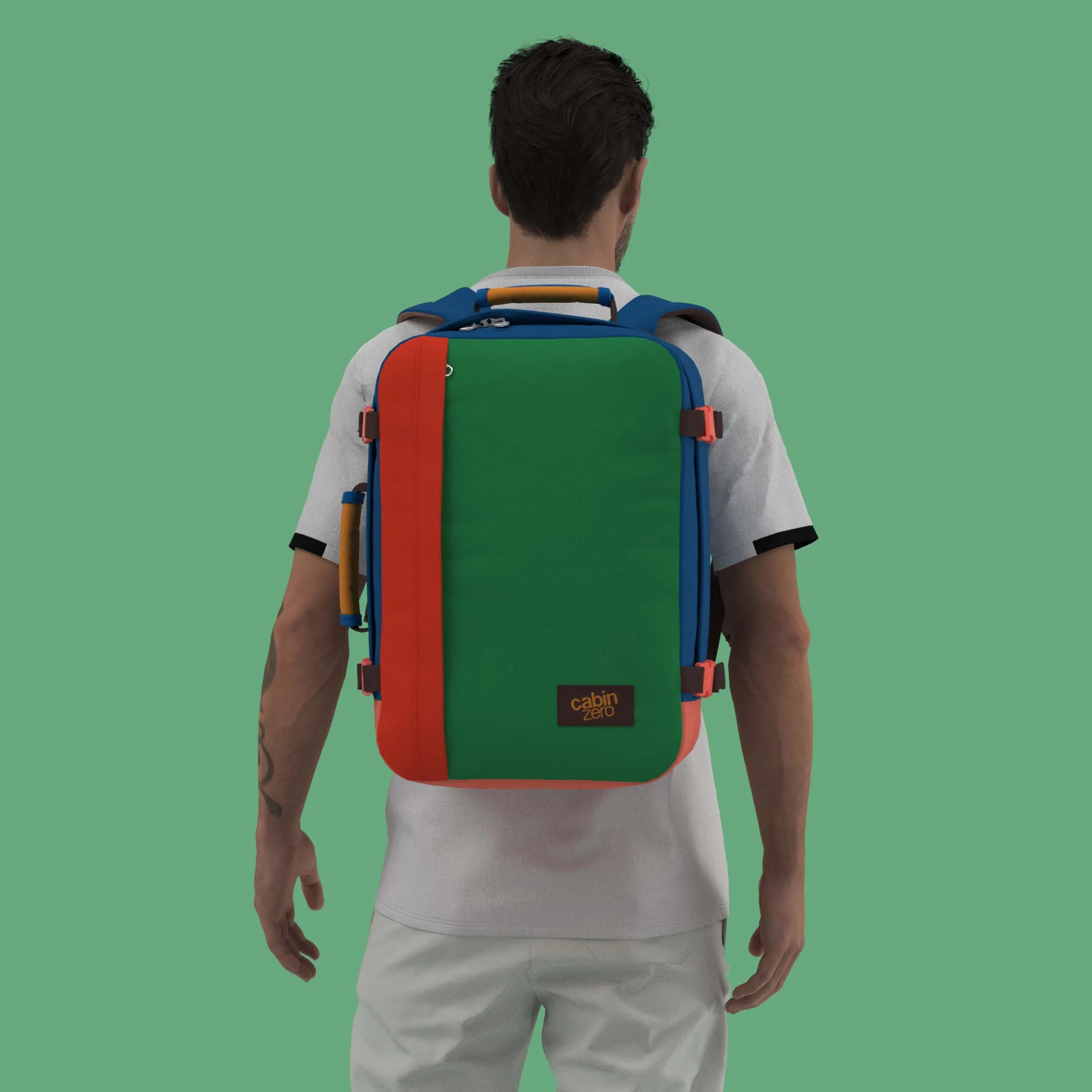 CabinZero Classic 36L (Tropical Blocks)