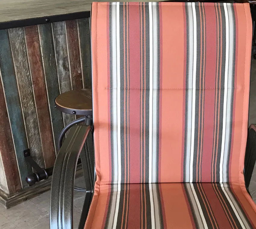 Cabo Sling Swivel Bar Chair in Sail Away Tamale Stripe