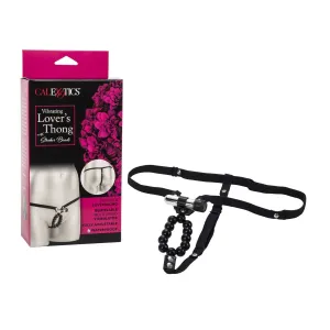 Calexotics Lover's Thong with Stroker Beads and Vibration