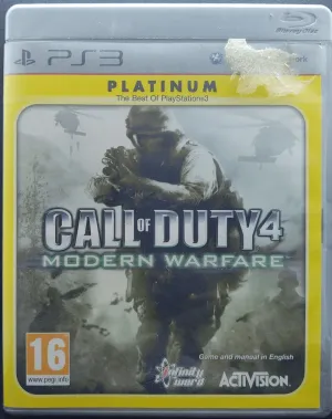 Call of Duty 4 Modern Warfare (Platinum)