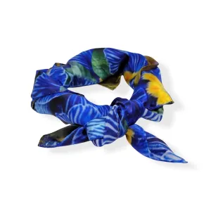 Camila NYC Blue Headscarf ws
