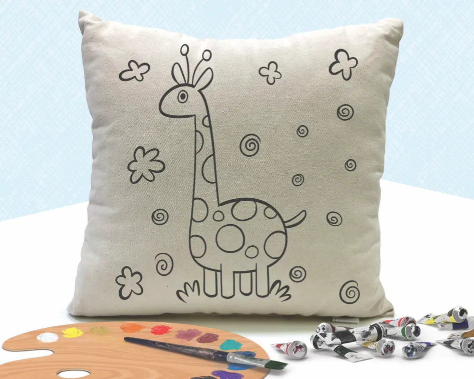 Canvas Paint Pillows