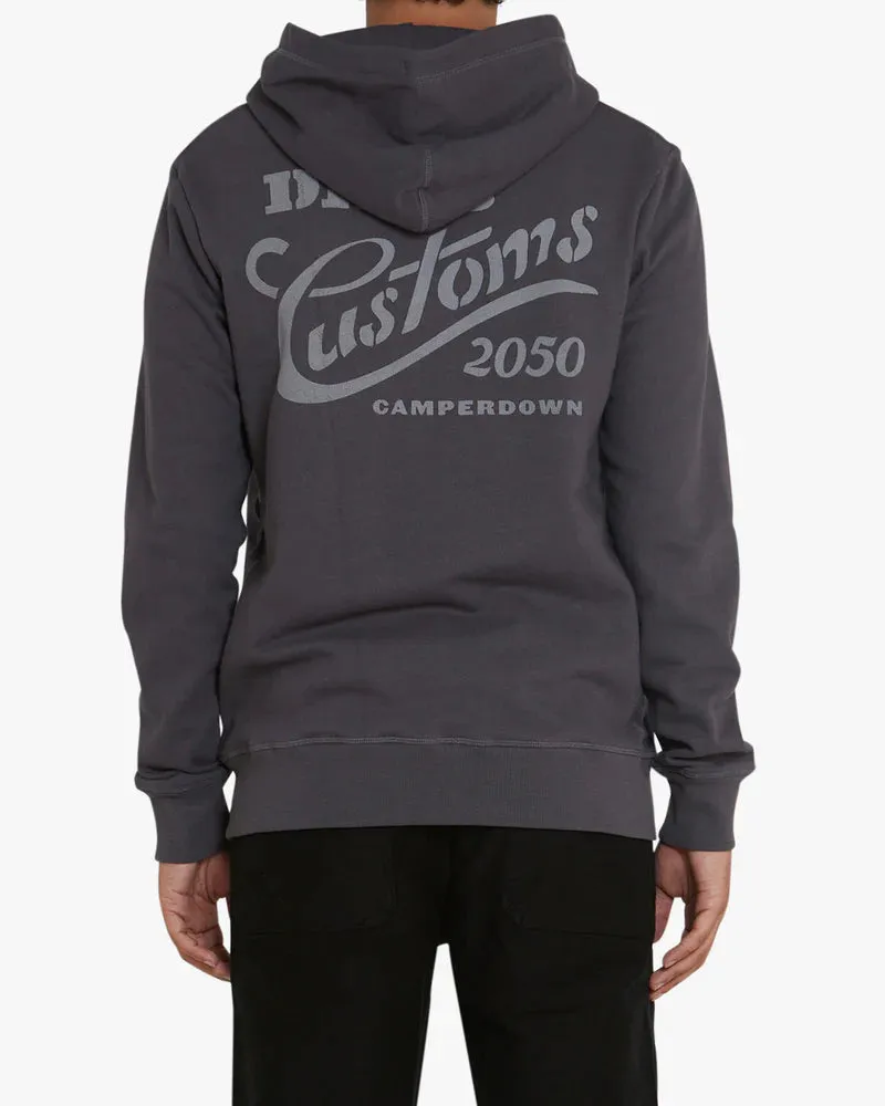 Canyons Zip Up Hoodie Shadow Grey