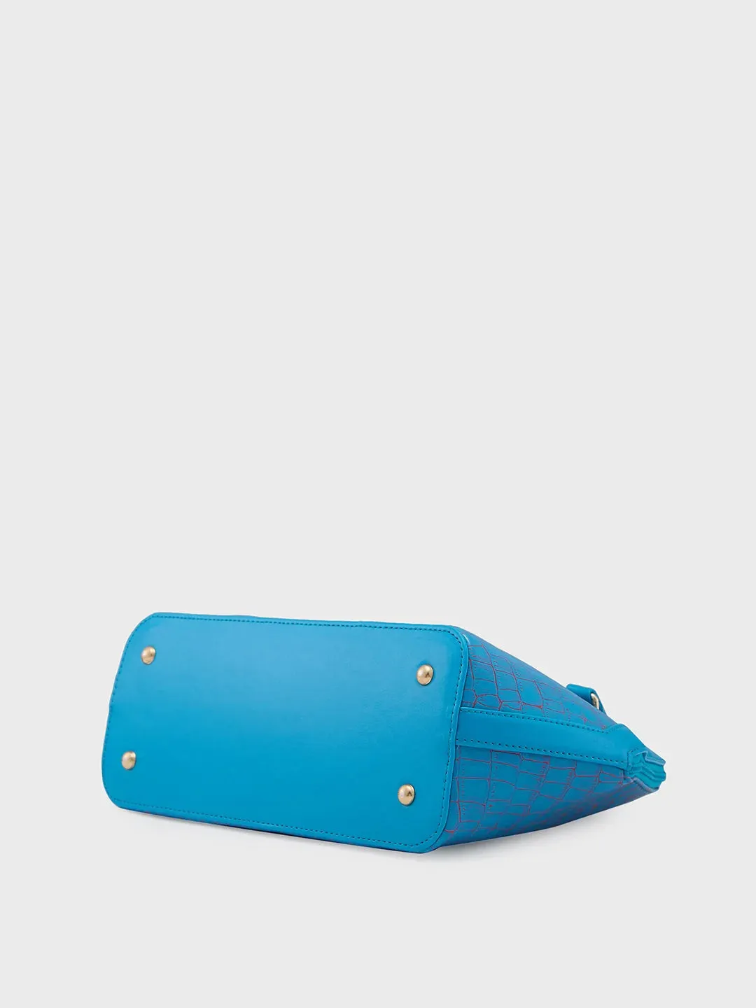 Caprese Mist Large Blue Satchel Bag