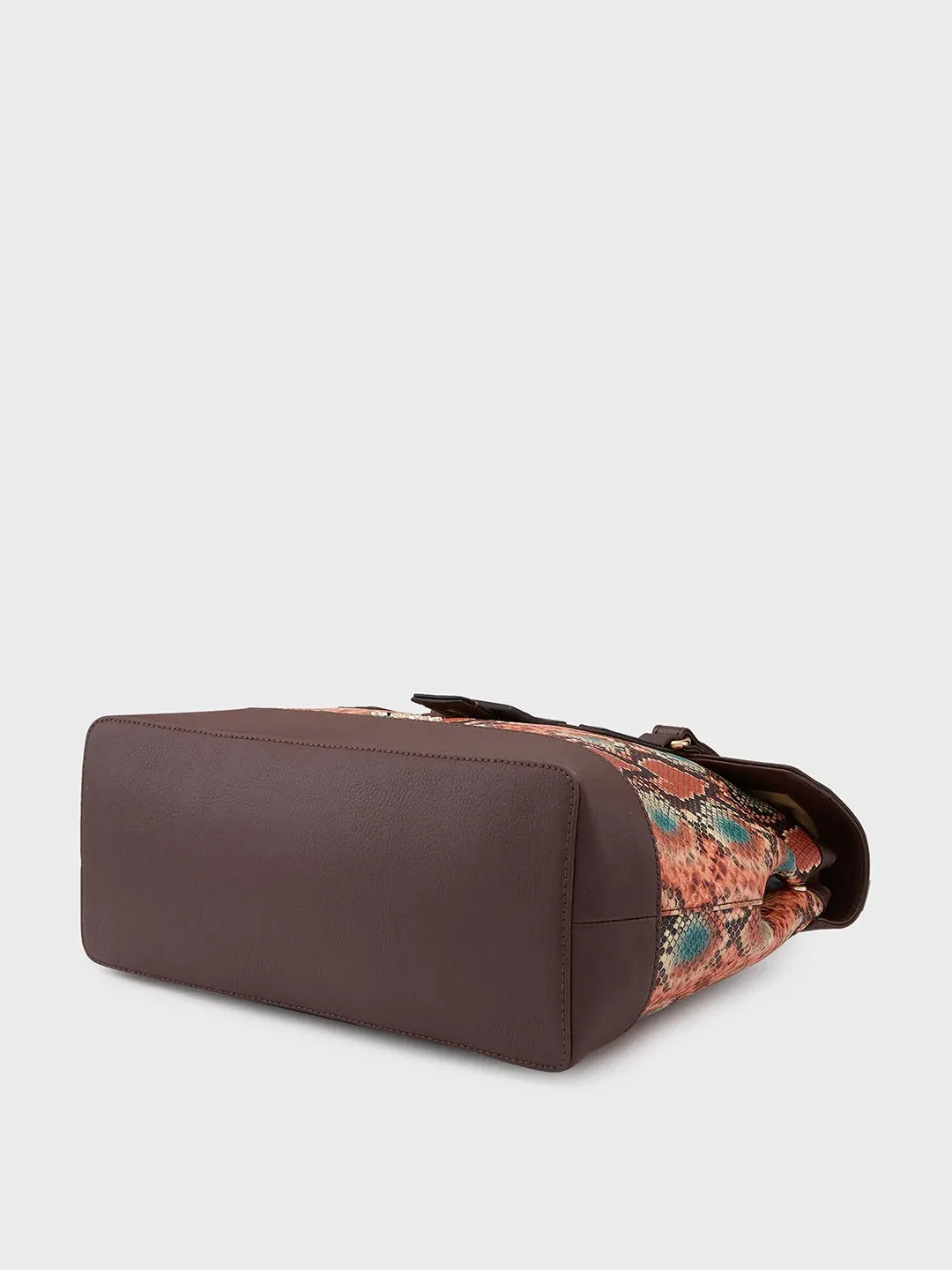 Caprese Vittoria Large Brown Satchel Bag