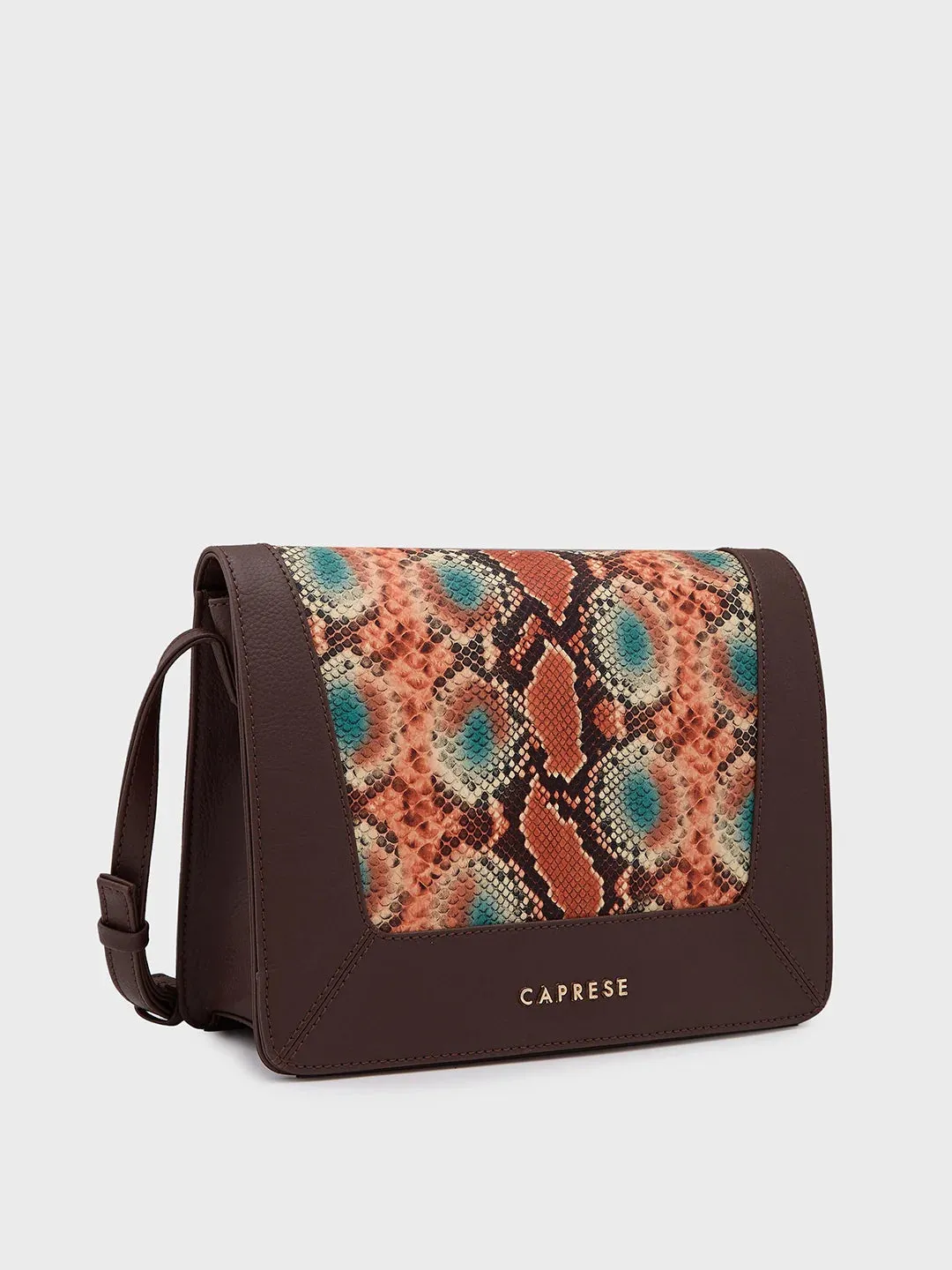 Caprese Vittoria Medium Brown Satchel Bag