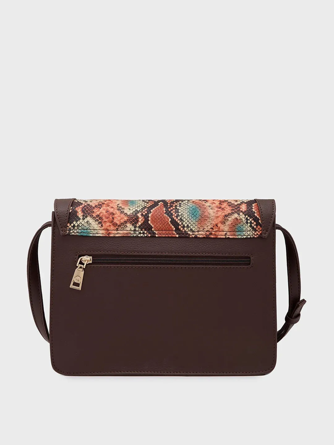 Caprese Vittoria Medium Brown Satchel Bag