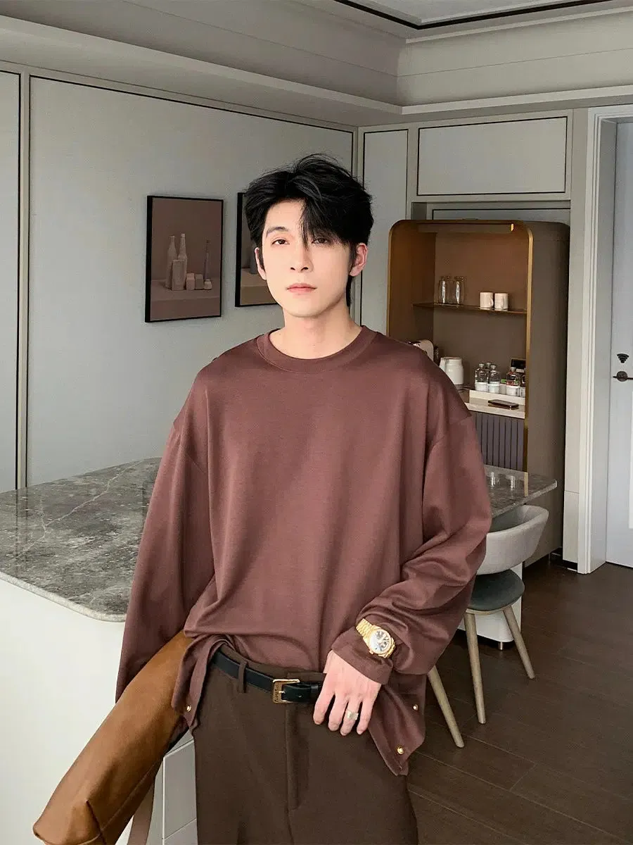 Casual Crew Neck Long Sleeve Pullover