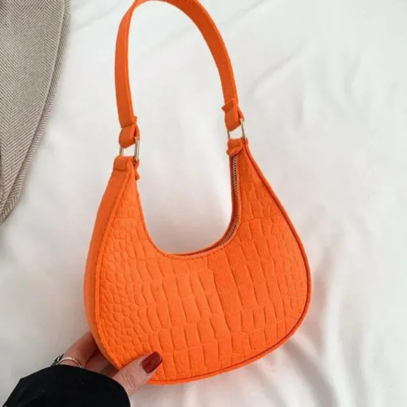 Casual Single Shoulder Dumpling Handbag