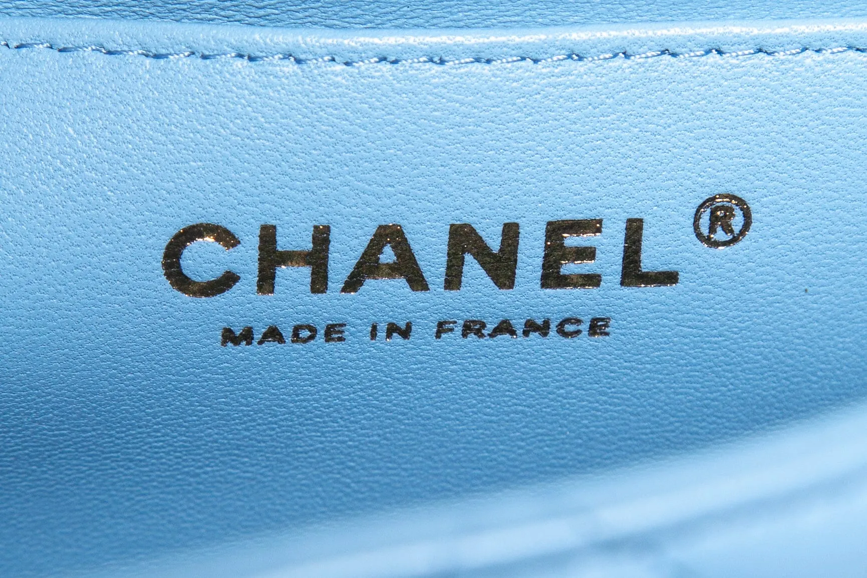 Chanel 2022  Blue Quilted Flap Square Handbag