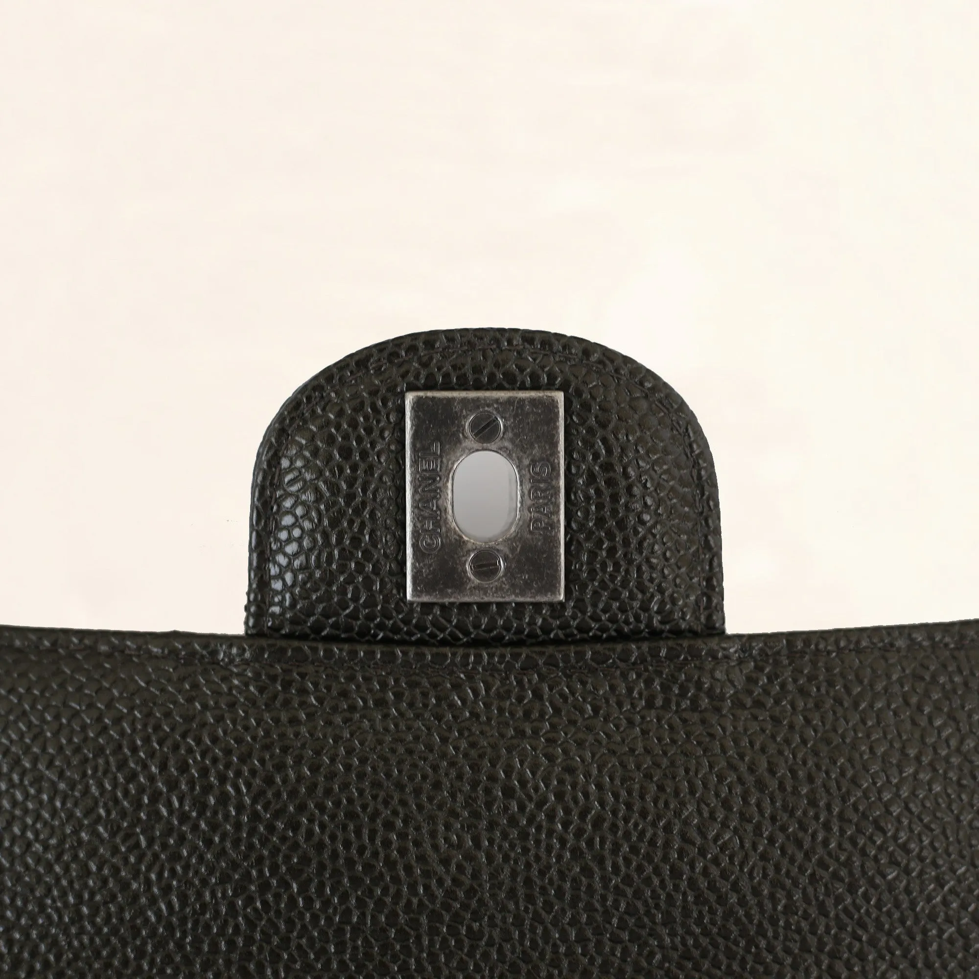 Chanel | Caviar Mini Rectangular Flap Bag | Black