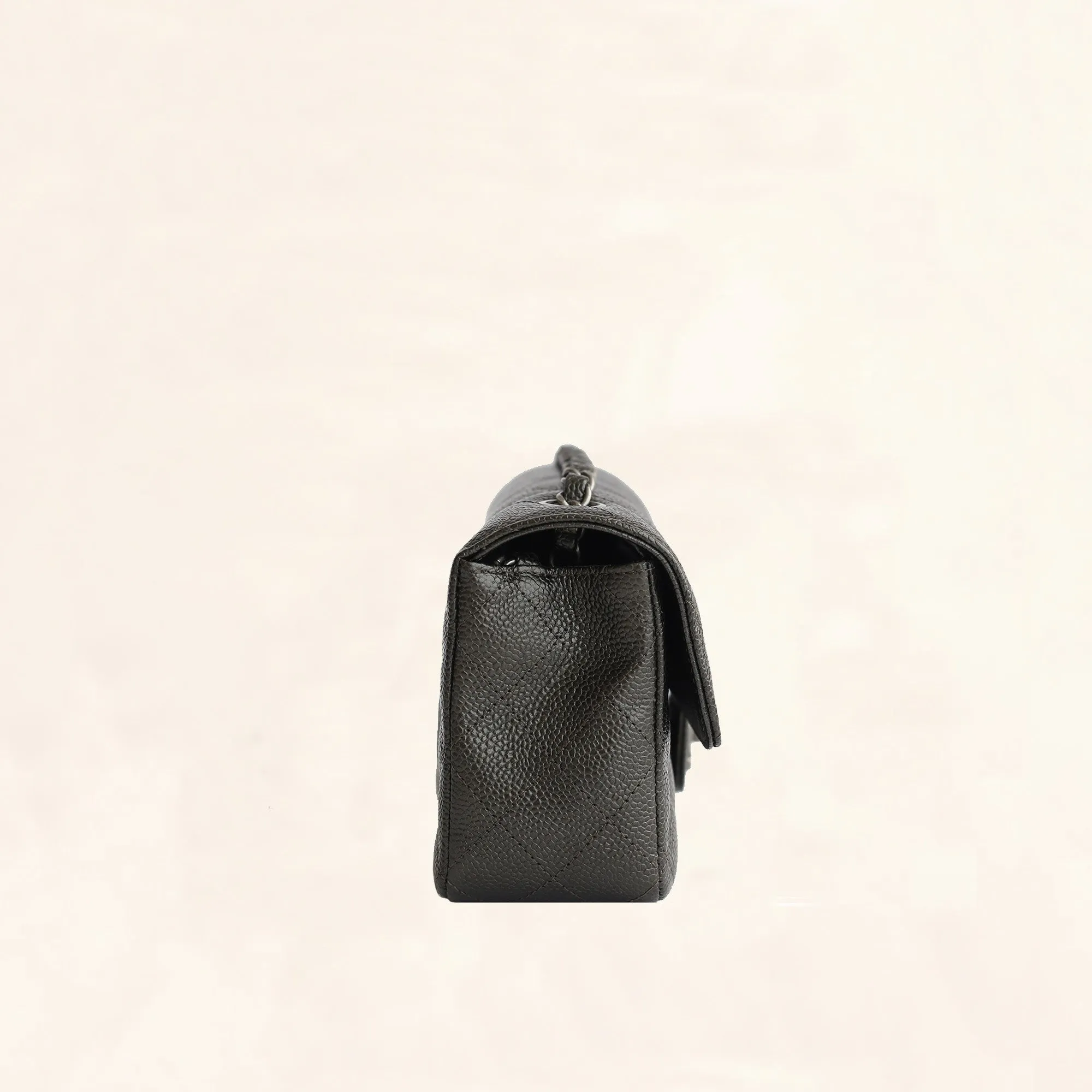 Chanel | Caviar Mini Rectangular Flap Bag | Black