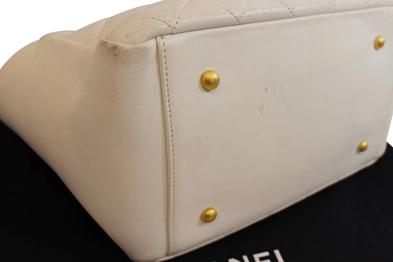 CHANEL Lamb Skin Chain Shoulder Bag