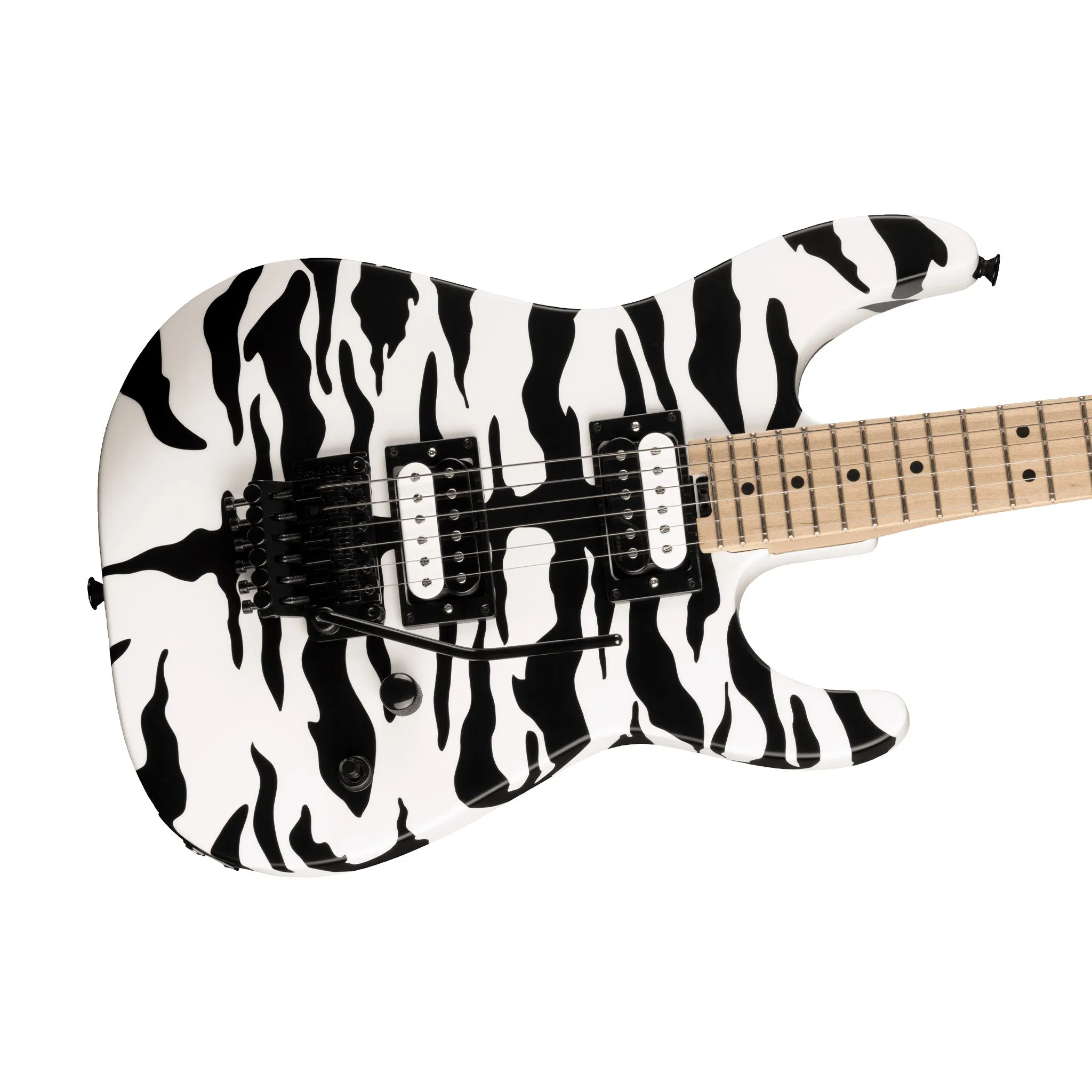 Charvel Satchel Signature Pro-Mod DK Electric Guitar, Satin White Bengal