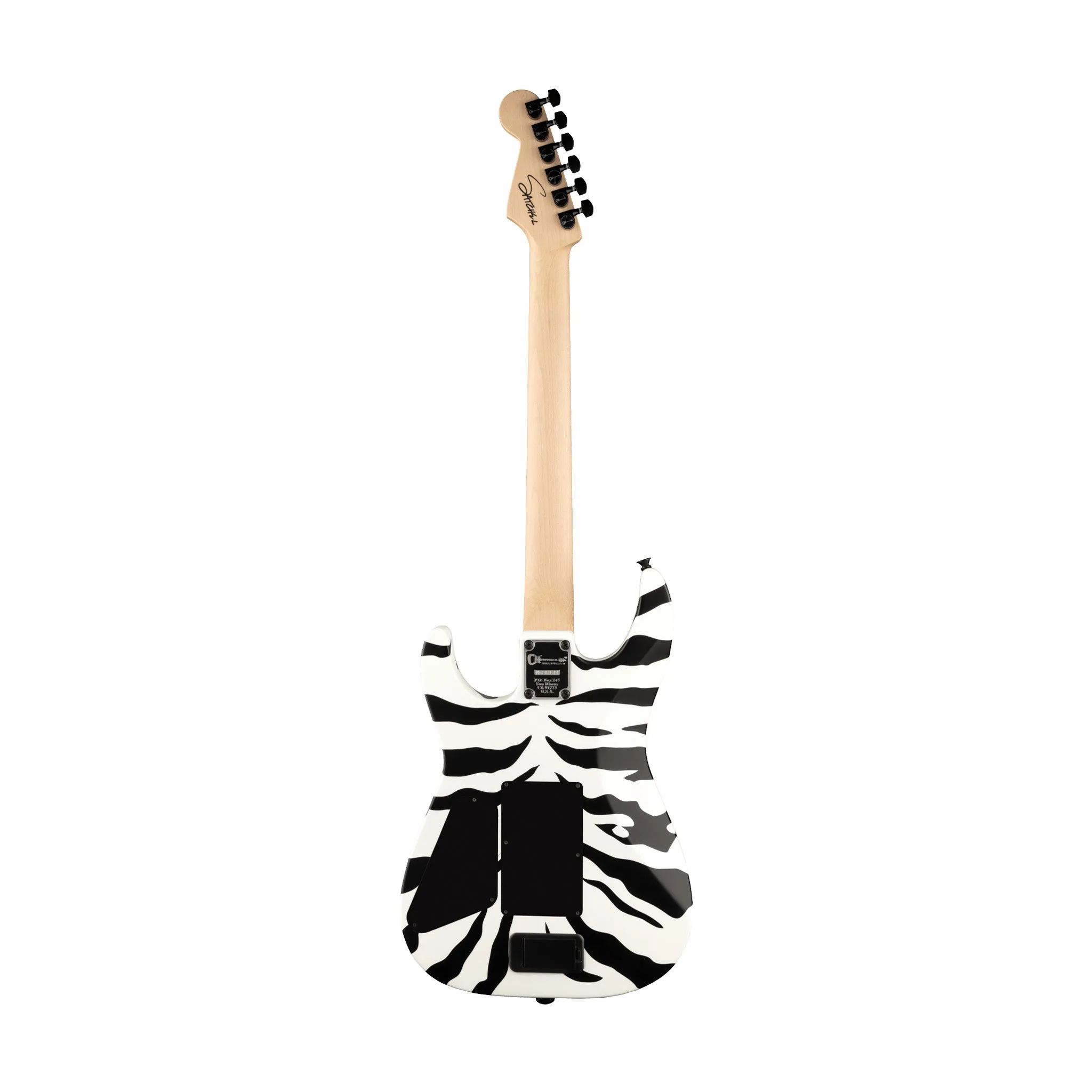 Charvel Satchel Signature Pro-Mod DK Electric Guitar, Satin White Bengal