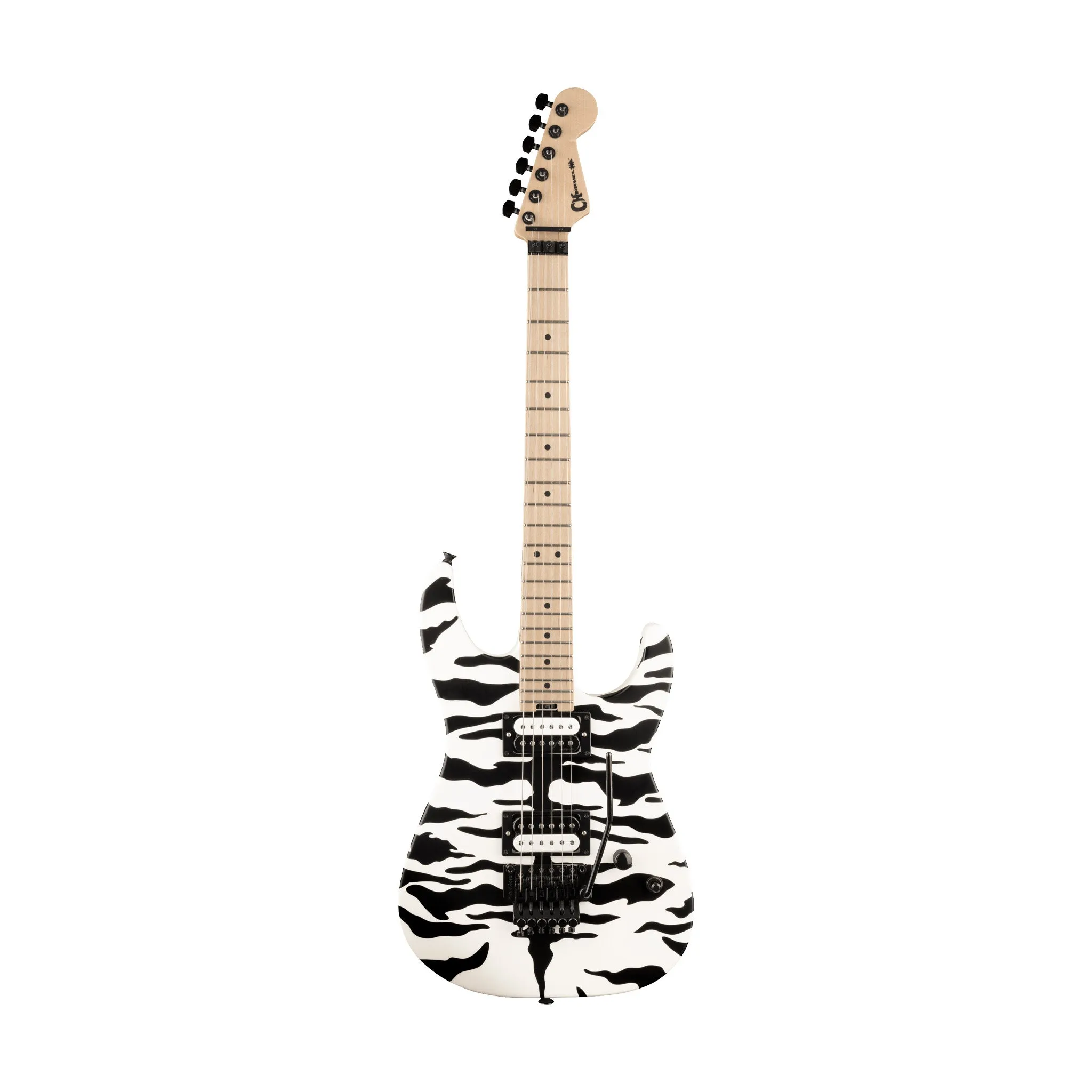 Charvel Satchel Signature Pro-Mod DK Electric Guitar, Satin White Bengal