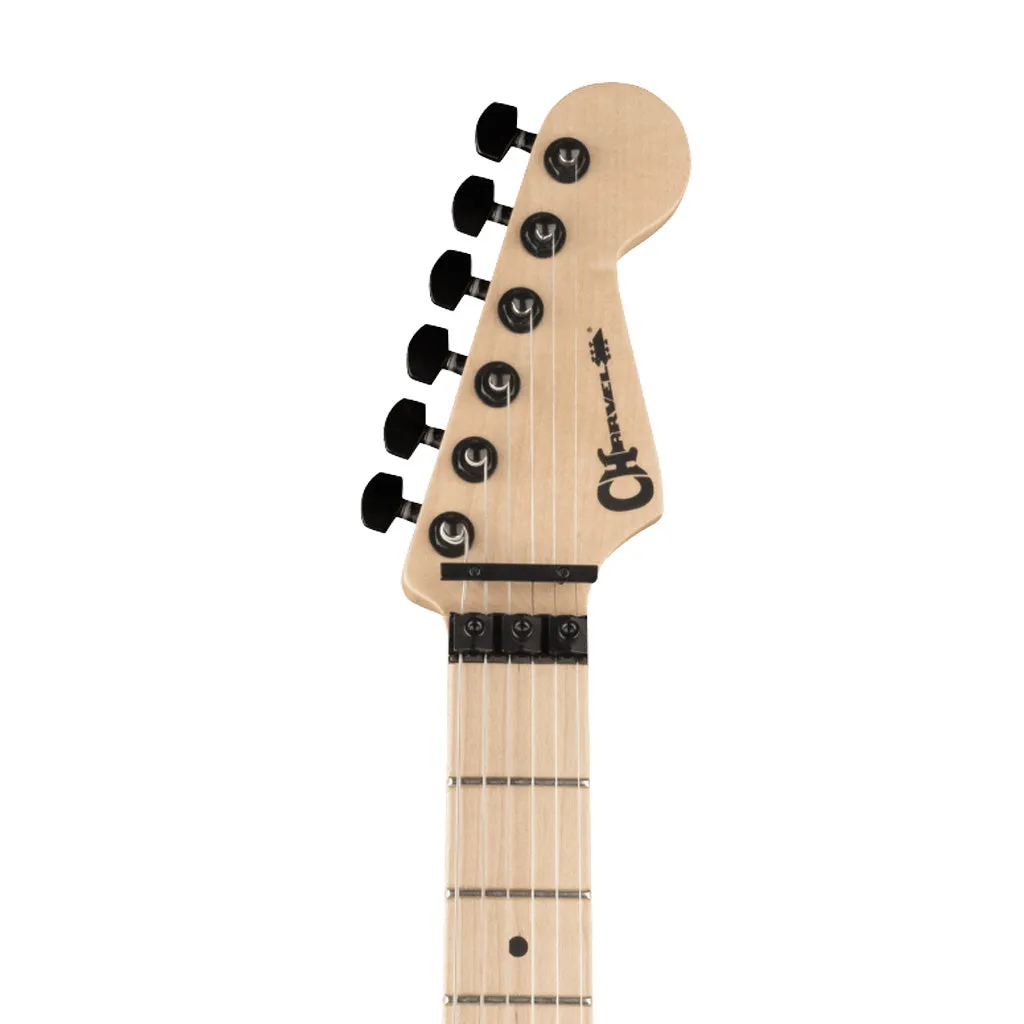 Charvel Satchel Signature Pro-Mod DK Electric Guitar, Satin White Bengal